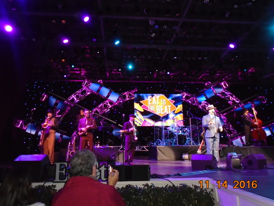 OMG they brought the house down at the last night of 2016 Epcot Food and Wine. Big Bad Voodoo Daddy from 3rd row was so exciting! For more magic in the nooks and crannies wdwnooks.weebly.com