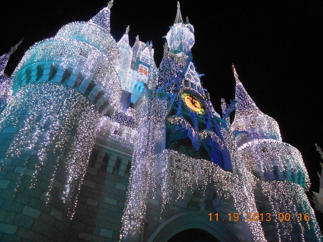 Gorgeous Christmas at Walt Disney World Magic Kingdom. For more gorgeous pics http://wdwnooks.weebly.com/